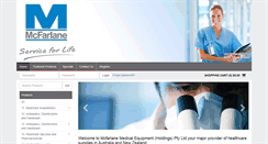 Desktop Screenshot of mcfarlanemedical.com.au
