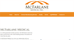 Desktop Screenshot of mcfarlanemedical.com
