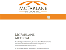 Tablet Screenshot of mcfarlanemedical.com